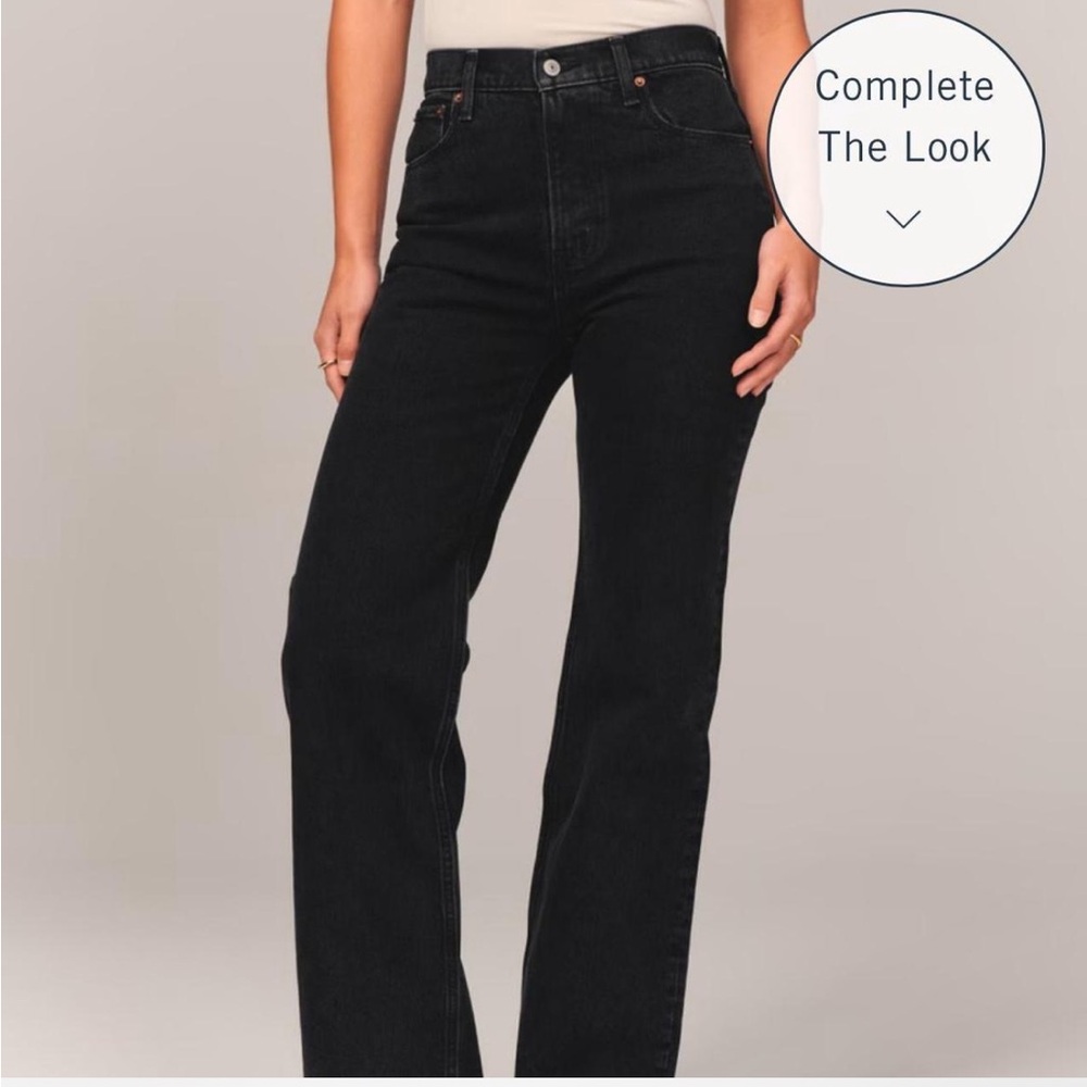 Black Abercrombie 90’s jeans